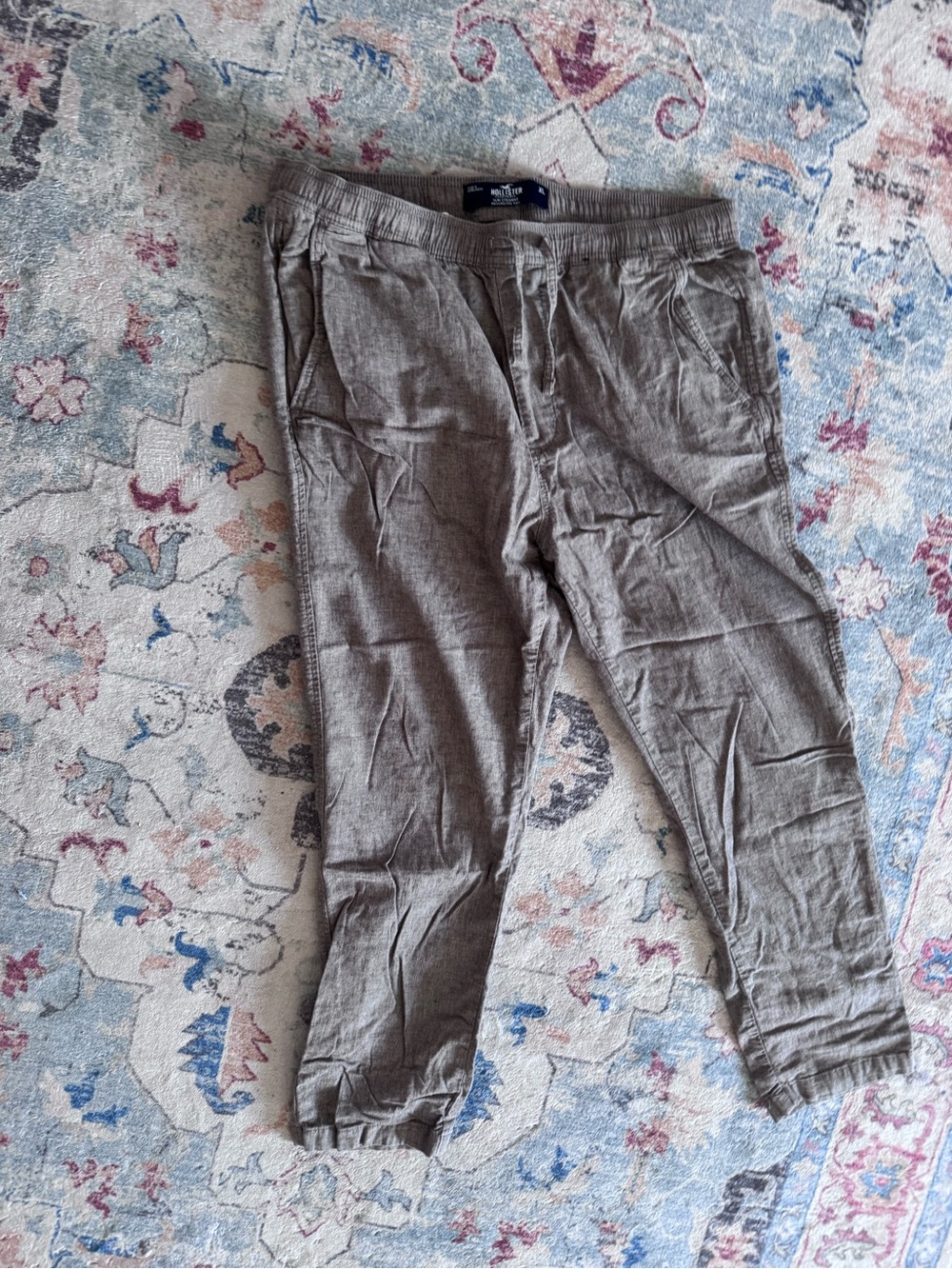 Men's Casual Elastic-Waist Jogger Pants